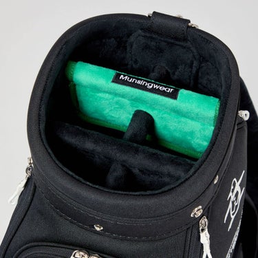 マンシングウェア Munsingwear　キャスター付き キャディバッグ MG5FCB04U BK00 ブラック　2025年モデル ブラック 詳細5