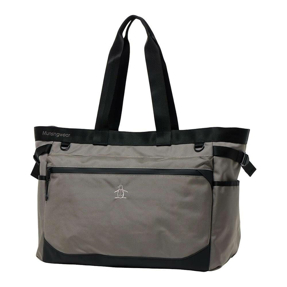 マンシングウェア Munsingwear　メンズ ジャガード ロゴ ボストンバッグ MG5FTT01M GY00 グレー　2025年モデル グレー
