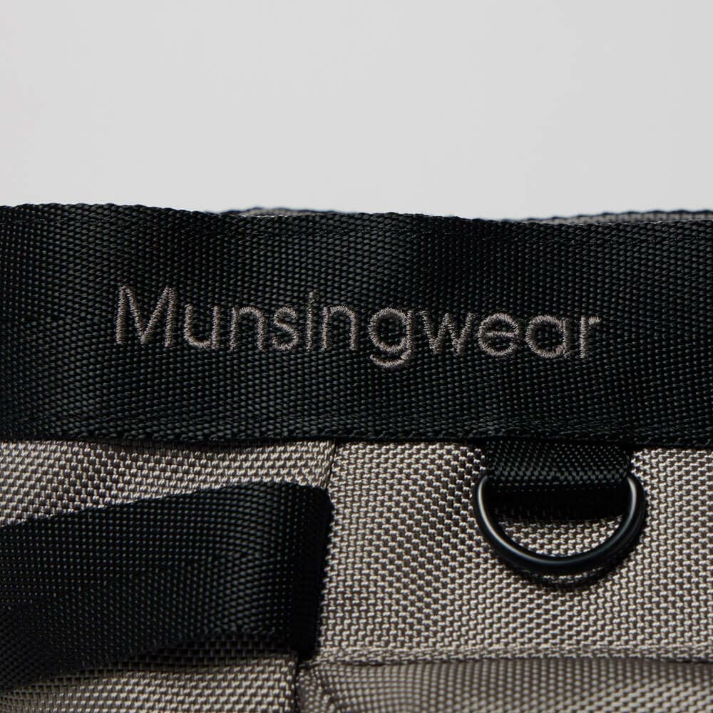 マンシングウェア Munsingwear　メンズ ジャガード ロゴ ボストンバッグ MG5FTT01M GY00 グレー　2025年モデル グレー 詳細10