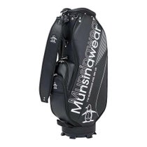 マンシングウェア Munsingwear　メンズ 軽量モデル キャディバッグ MG5FCB03M BK00 ブラック　2025年モデル