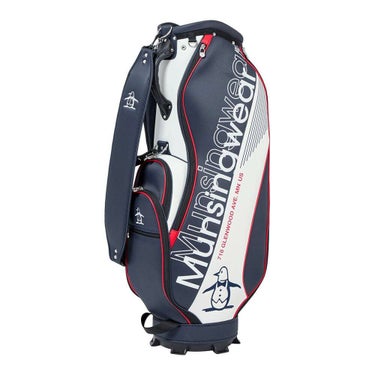 マンシングウェア Munsingwear　メンズ 軽量モデル キャディバッグ MG5FCB03M NV00 ネイビー　2025年モデル ネイビー