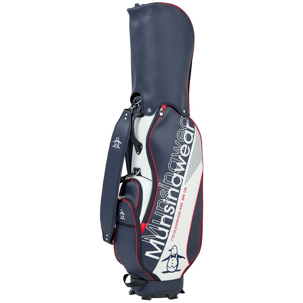 マンシングウェア Munsingwear　メンズ 軽量モデル キャディバッグ MG5FCB03M NV00 ネイビー　2025年モデル ネイビー 詳細3