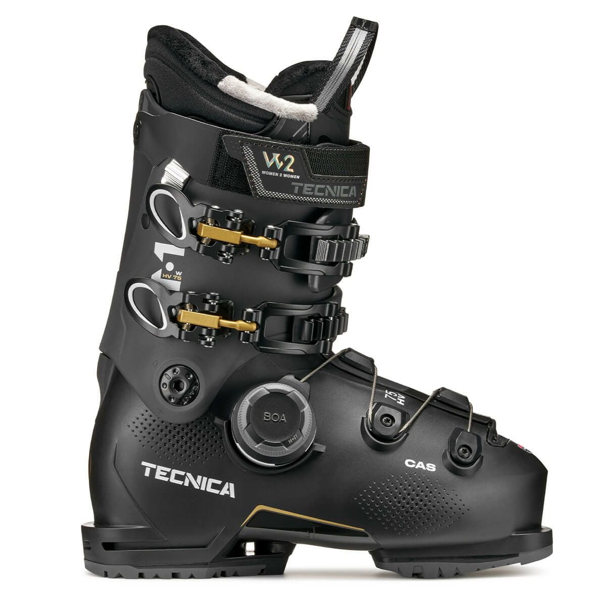 テクニカ TECNICA MACH BOA HV 75 W RT GW マッハ BOA HV 75 W GW BLACK スキーブーツ 2025-2026