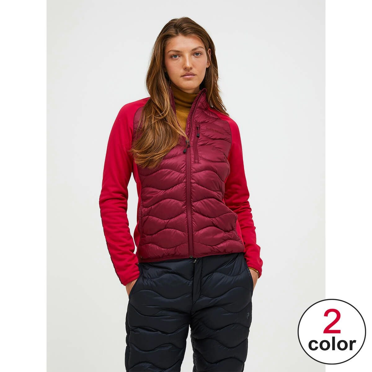 ピークパフォーマンス PEAK PERFORMANCE　スキーウェア インナー ウーマンズヘリウムダウンハイブリッドジャケット W Helium Down Hybrid Jacket G79839 2025-2026