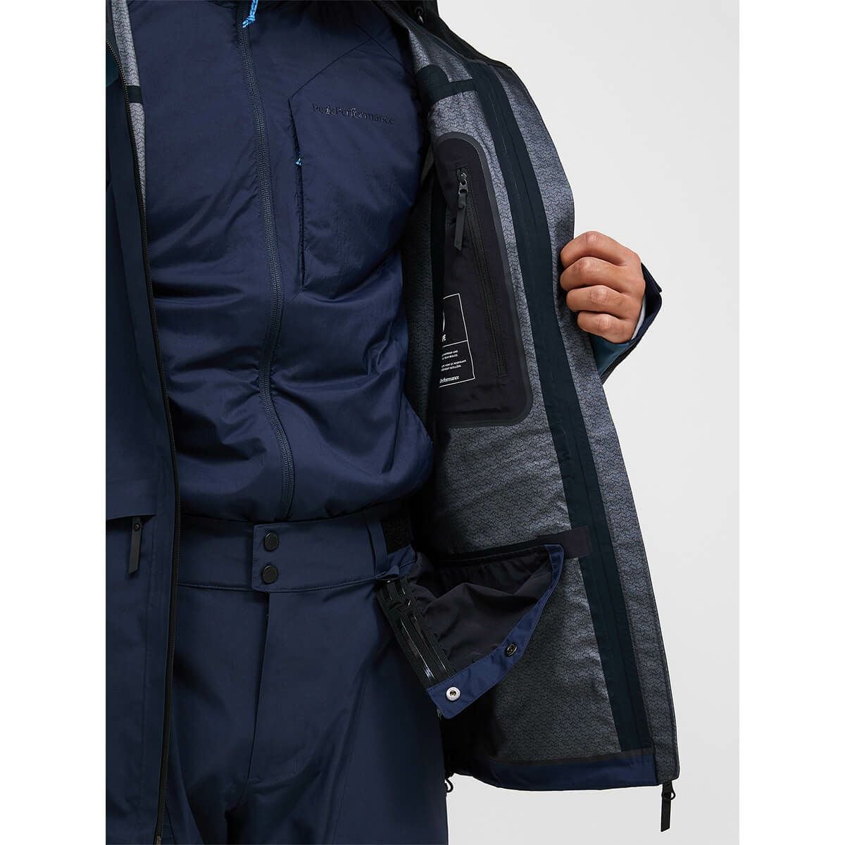 ピークパフォーマンス PEAK PERFORMANCE　スキーウェア ジャケット メンズバーテック3レイヤージャケット M Vertec 3L Jacket G80569 2025-2026 詳細6