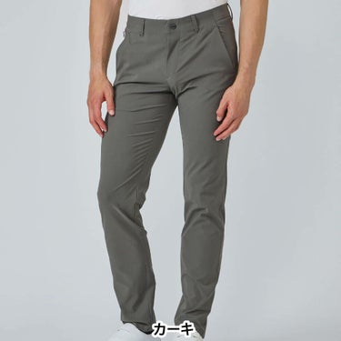 デサントゴルフ DESCENTE GOLF　メンズ ロゴデザイン ロングパンツ DG5FLP03M　2025年モデル カーキ 詳細1