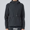 デサントゴルフ DESCENTE GOLF　レディース 長袖 フルジップ フーディー ジャケット DG5FJK01M　2025年モデル ブラック 詳細1