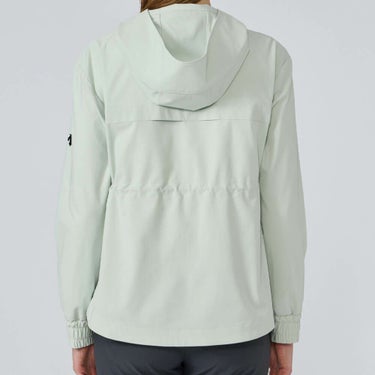 デサントゴルフ DESCENTE GOLF　レディース 長袖 フルジップ フーディー ジャケット DG5FJK01M　2025年モデル グリーン 詳細2