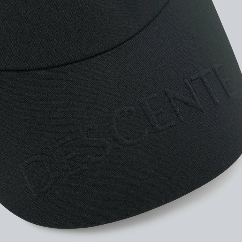デサントゴルフ DESCENTE GOLF　レディース ロゴエンボス入り 後ゴムアジャスト サンバイザー DG5FCP50L BK00 ブラック　2025年モデル 詳細5