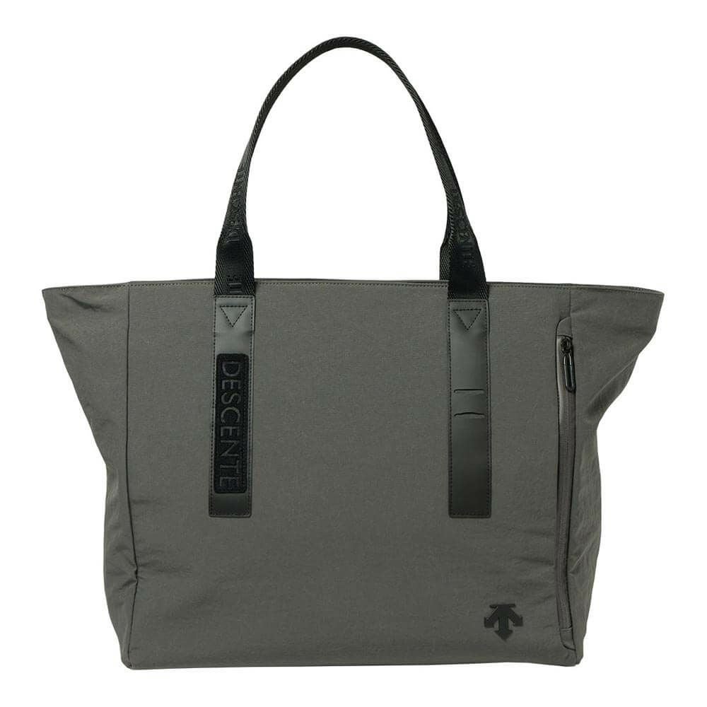 デサントゴルフ DESCENTE GOLF　大容量 ジップ付き トートバッグ 27L DG5FTT30U GY00 グレー　2025年モデル