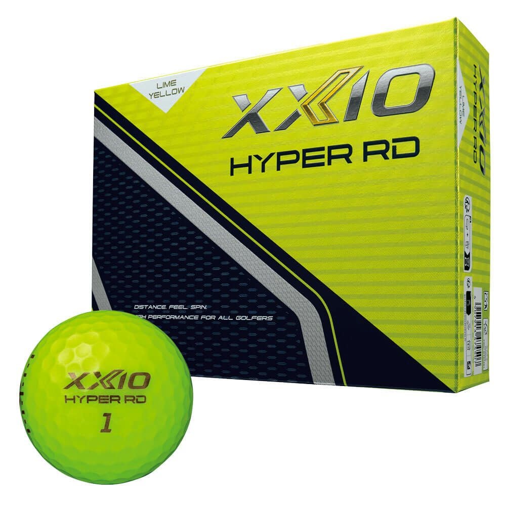 ゼクシオ XXIO HYPER RD ハイパー アールディー 2026年モデル ゴルフボール 1ダース（12球入り） ライムイエロー