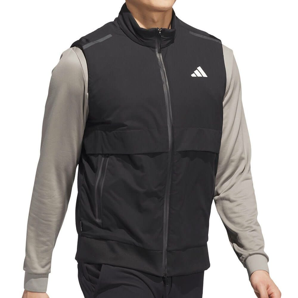 アディダス adidas　メンズ アルティメット365 ツアー フロストガード フルジップ ベスト JUT81　2025年モデル ブラック 詳細4