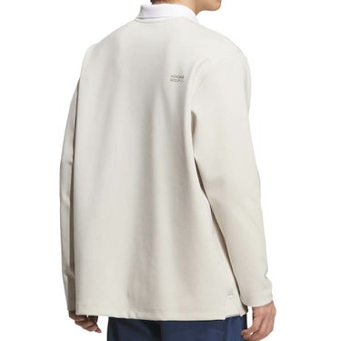 アディダス adidas　メンズ ビヨンド ザ コース カラーブロック 長袖 ポロシャツ JUW95　2025年モデル アルミナ 詳細3