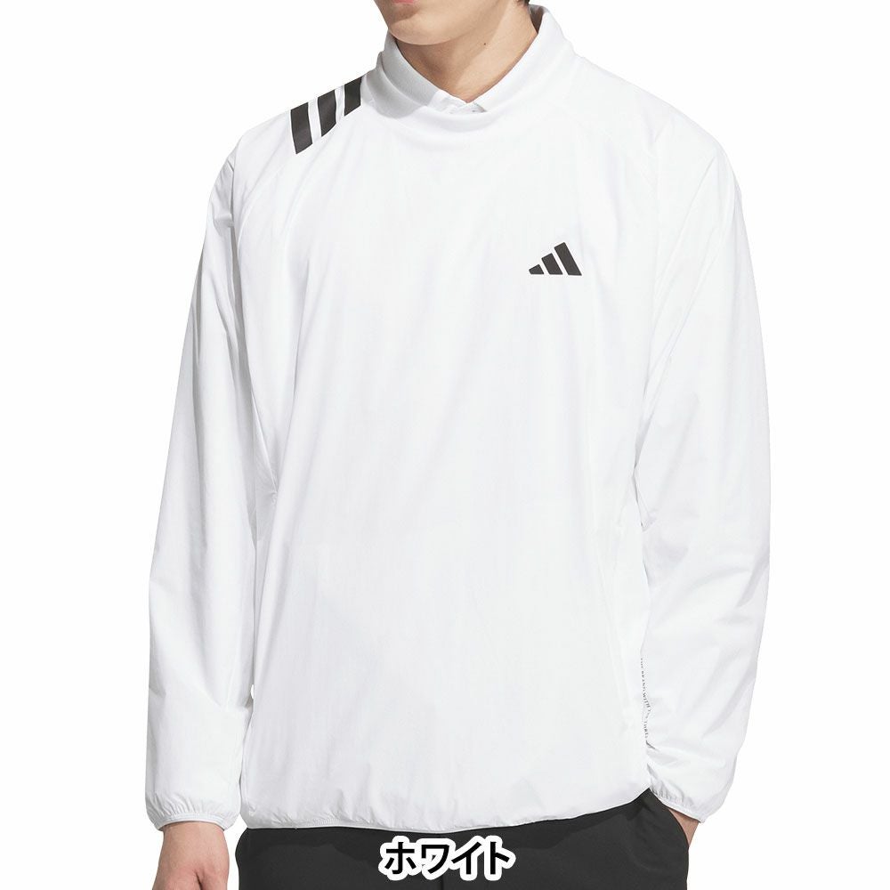 アディダス adidas　メンズ 撥水 スリーストライプス 長袖 プルオーバーウィンド JVU99　2025年モデル 詳細7