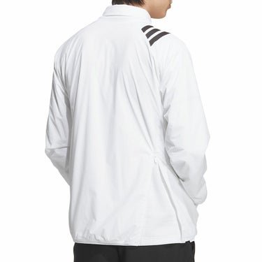 アディダス adidas　メンズ 撥水 スリーストライプス 長袖 プルオーバーウィンド JVU99　2025年モデル 詳細8