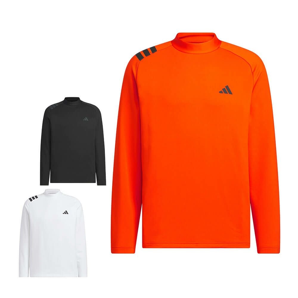 アディダス adidas メンズ スリーストライプス 長袖 モックネック