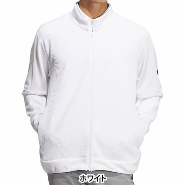 アディダス adidas　メンズ ファブリックミックス 長袖 フルジップ ジャケット TM204　2025年モデル 詳細2