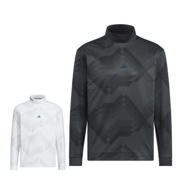 アディダス adidas メンズ コードカオス 長袖 モックネック シャツ UV660 2025年モデル