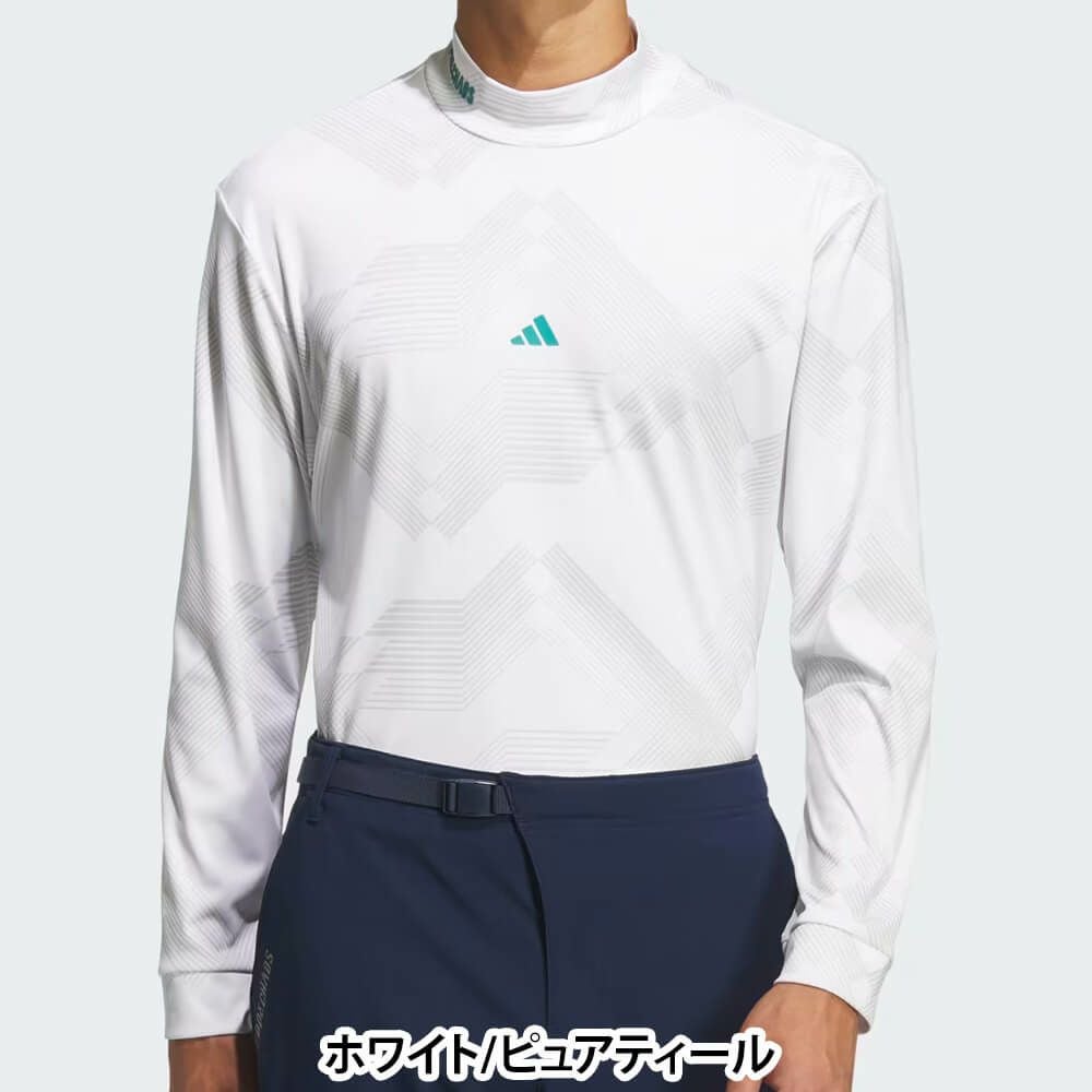 アディダス adidas メンズ コードカオス 長袖 モックネック シャツ UV660 2025年モデル