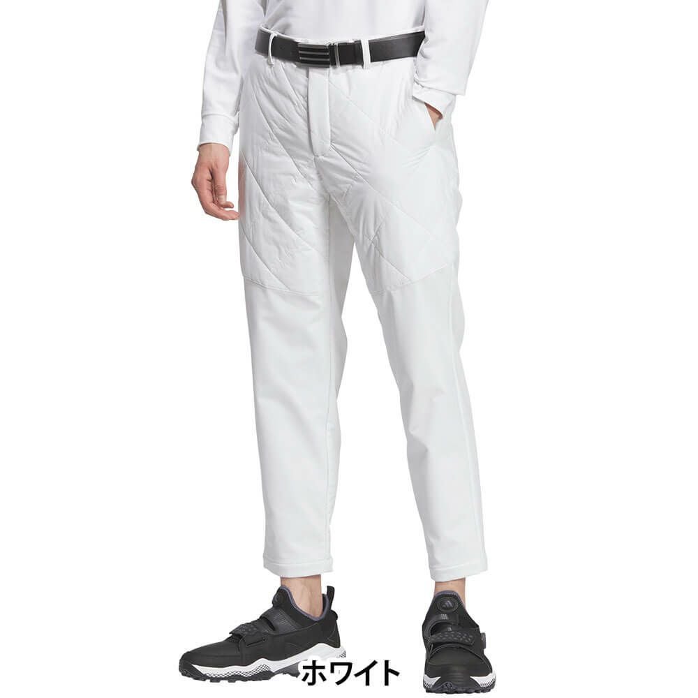 アディダス adidas　メンズ 撥水 キルトコンビネーション ジョガーパンツ JVU89　2025年モデル 詳細2