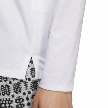 アディダス adidas　レディース ジャカード 長袖 モックネック シャツ JWJ97　2025年モデル 詳細10