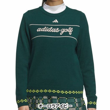 アディダス adidas　レディース フルファッション 長袖 クルーネック セーター JWK02　2025年モデル 詳細8