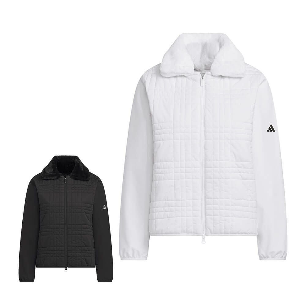 アディダス adidas レディース デタッチャブルカラーキルト 長袖