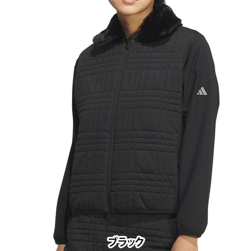 アディダス adidas レディース デタッチャブルカラーキルト 長袖