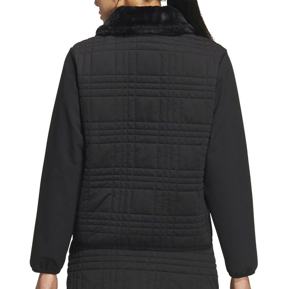 アディダス adidas　レディース デタッチャブルカラーキルト 長袖 ジャケット JWK08　2025年モデル 詳細6