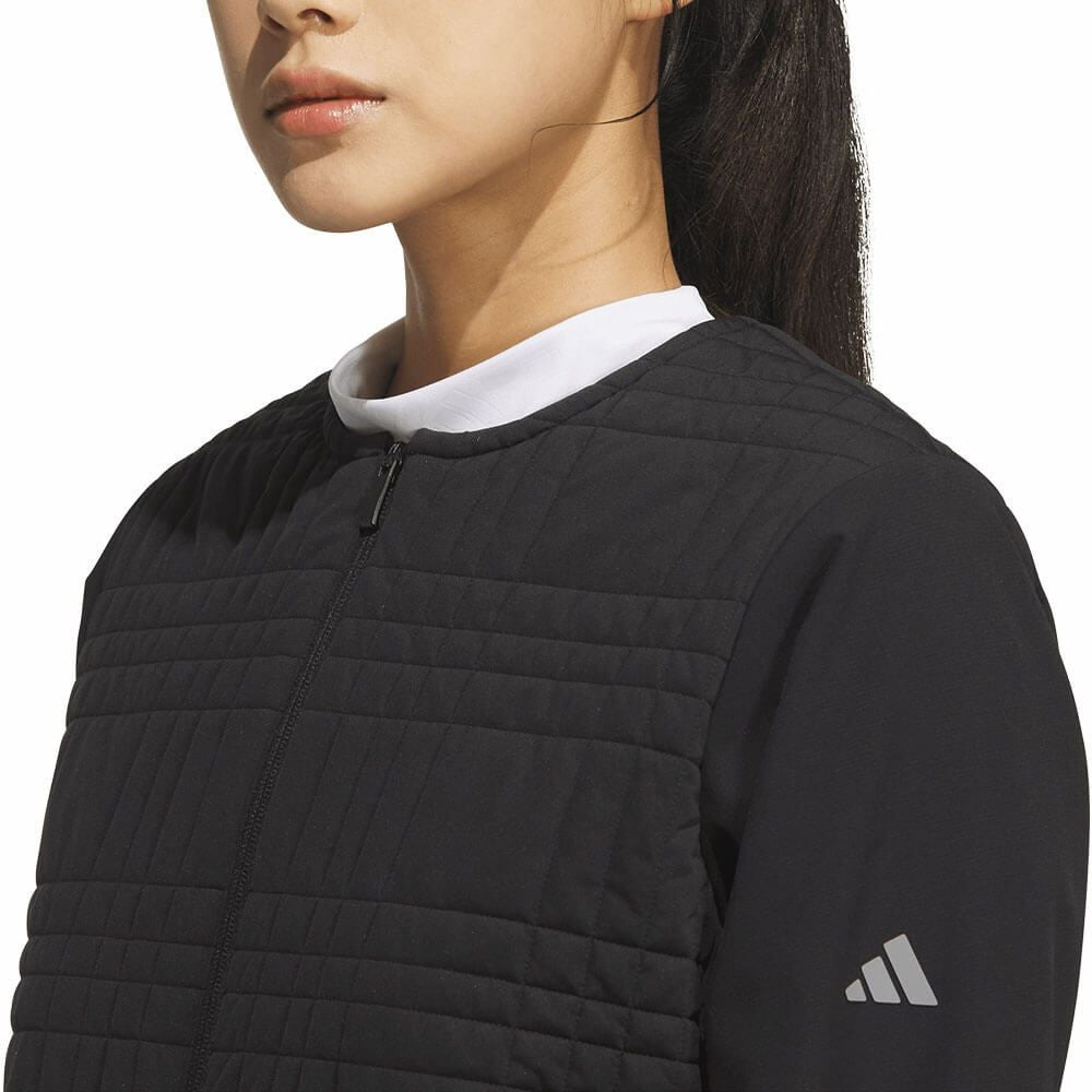 アディダス adidas　レディース デタッチャブルカラーキルト 長袖 ジャケット JWK08　2025年モデル 詳細8