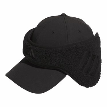アディダス adidas　メンズ 耳当て付き 3 in 1キャップ KQE08 JY1592 ブラック　2025年モデル ブラック