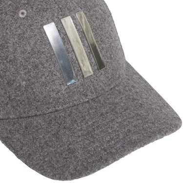 アディダス adidas　メンズ ウール スリーストライプス キャップ KQE28 JN9775 コアヘザー　2025年モデル コアヘザー 詳細4