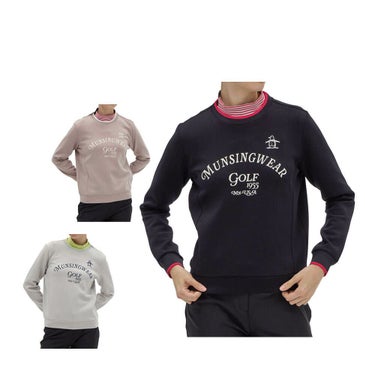 マンシングウェア Munsingwear　レディース 2WAYストレッチ 長袖 カットソー セーター MG5FSW21L　2025年モデル 詳細1