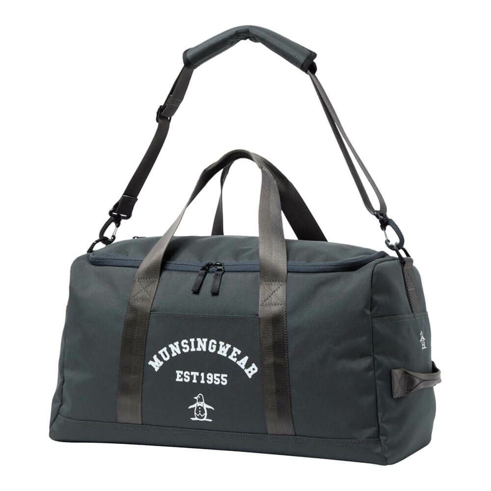 マンシングウェア Munsingwear　ディタッチャブル ポーチ ボストンバッグ MG5FBB02M KH00 カーキ　2025年モデル カーキ