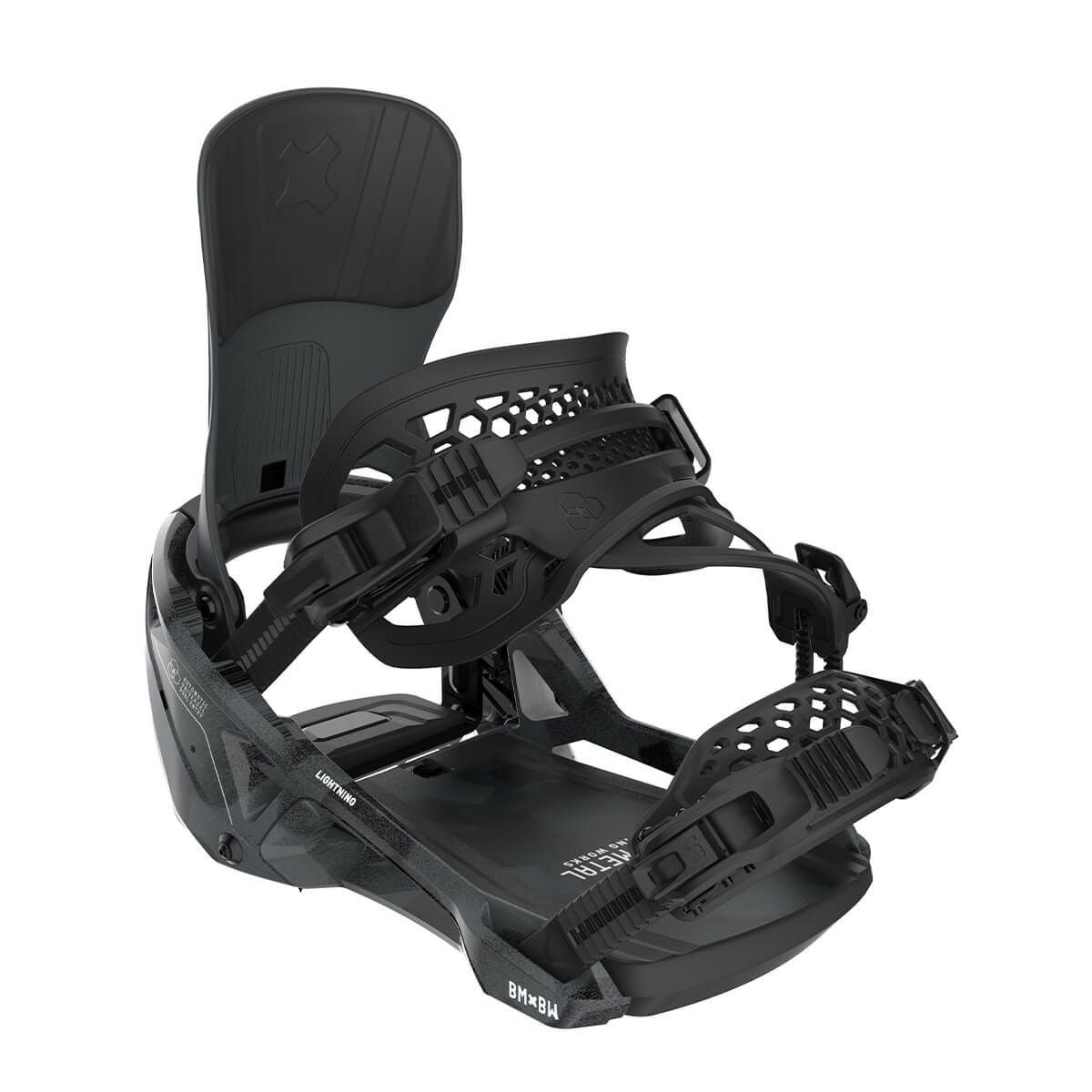 ベントメタル BENT METAL Lightning Supermatic ライトニング スーパーマチック BLACK スノーボードビンディング 2025-2026