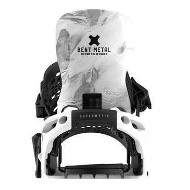 ベントメタル BENT METAL　Lightning Supermatic ライトニング スーパーマチック WHITE　スノーボードビンディング 2025-2026 詳細2