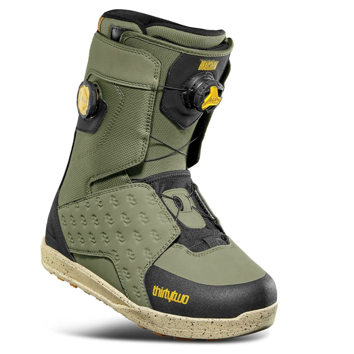 サーティーツー THIRTYTWO LASHED DOUBLE BOA ラッシュ ダブル ボア OLIVE/BLACK スノーボード ブーツ 2025-2026