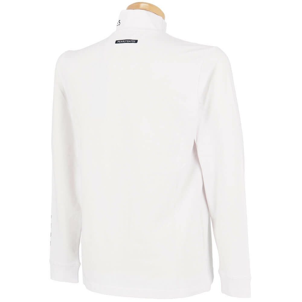 パーリーゲイツ PEARLY GATES　メンズ 綿ベア天竺 長袖 ハイネックシャツ カットソー 053-5266905　2025年モデル 詳細1 詳細3
