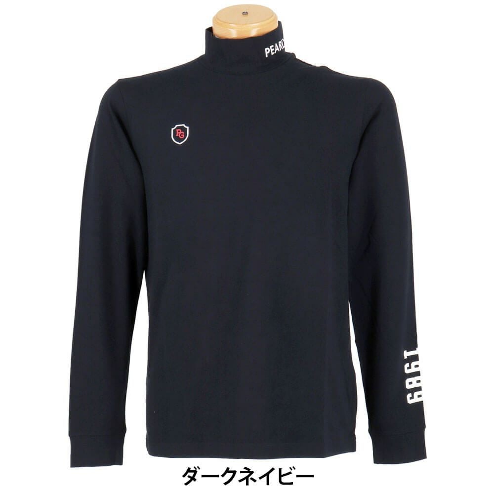 パーリーゲイツ PEARLY GATES　メンズ 綿ベア天竺 長袖 ハイネックシャツ カットソー 053-5266905　2025年モデル 詳細1 詳細5