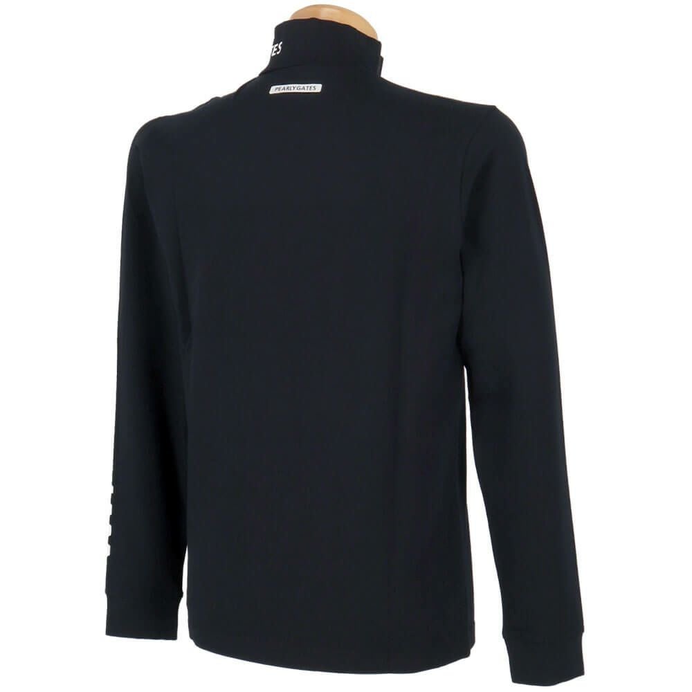 パーリーゲイツ PEARLY GATES　メンズ 綿ベア天竺 長袖 ハイネックシャツ カットソー 053-5266905　2025年モデル 詳細1 詳細6