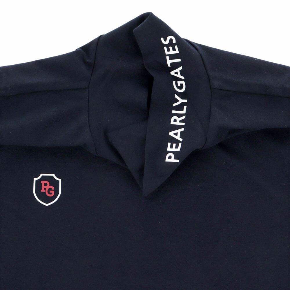 パーリーゲイツ PEARLY GATES　メンズ 綿ベア天竺 長袖 ハイネックシャツ カットソー 053-5266905　2025年モデル 詳細1 詳細10