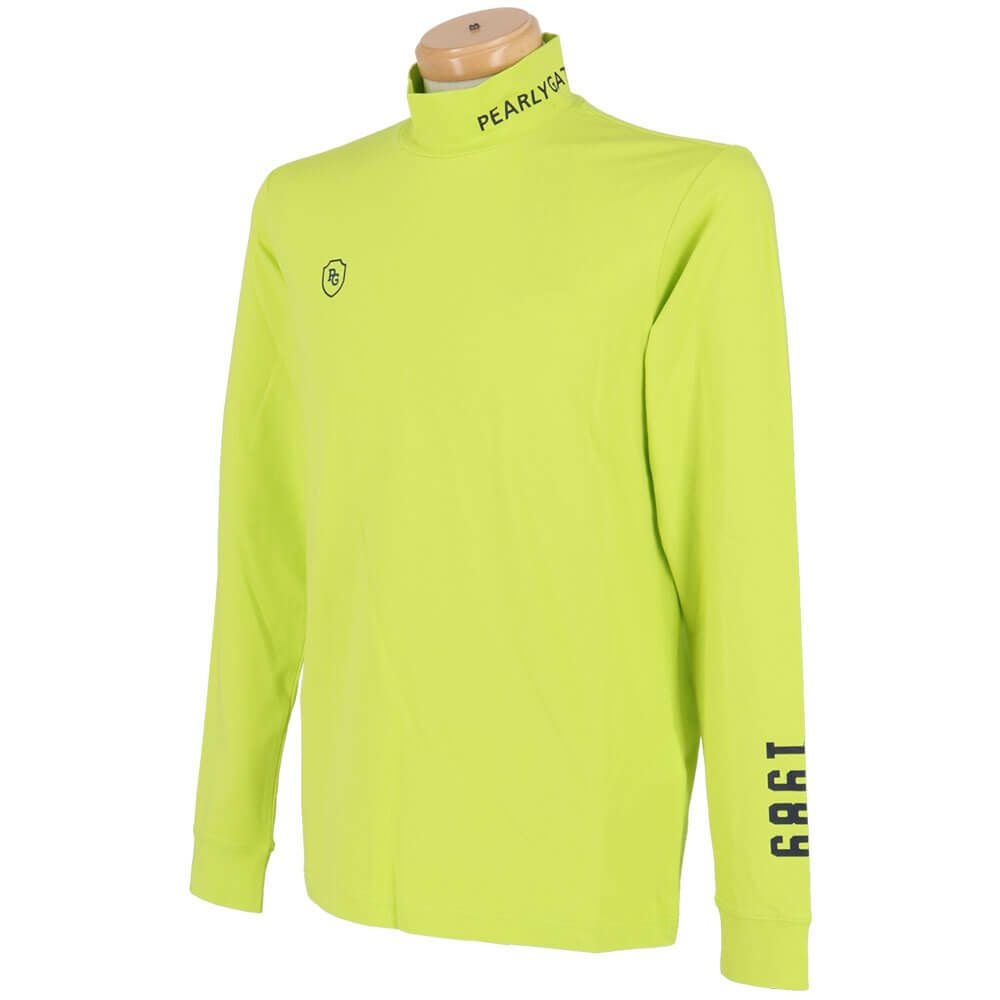 パーリーゲイツ PEARLY GATES　メンズ 綿ベア天竺 長袖 ハイネックシャツ カットソー 053-5266905　2025年モデル 詳細1 詳細14