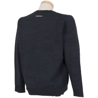 パーリーゲイツ PEARLY GATES　メンズ ジャガードロゴ総柄 長袖 クルーネック セーター プルオーバー 053-5270921　2025年モデル 詳細1 詳細10