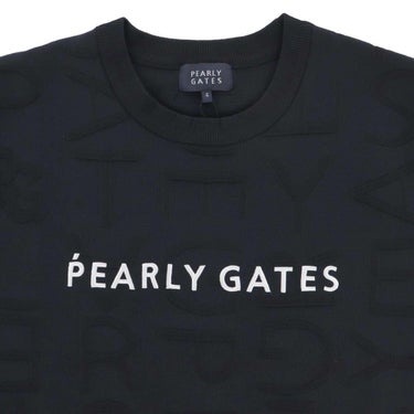 パーリーゲイツ PEARLY GATES　メンズ ジャガードロゴ総柄 長袖 クルーネック セーター プルオーバー 053-5270921　2025年モデル 詳細1 詳細12
