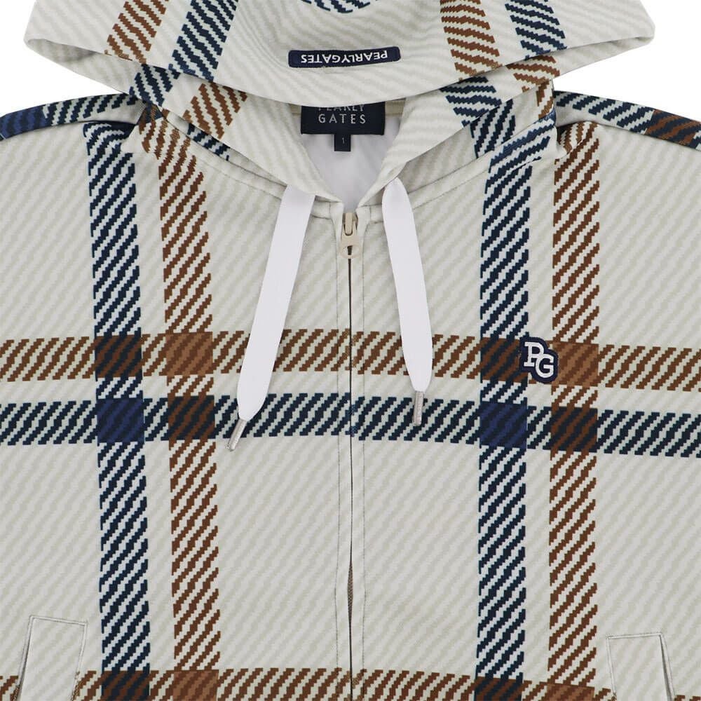 パーリーゲイツ PEARLY GATES　レディース Peスパンダンボールメッシュ 長袖 フルジップ フーディ 055-5262914　2025年モデル 詳細1 詳細5