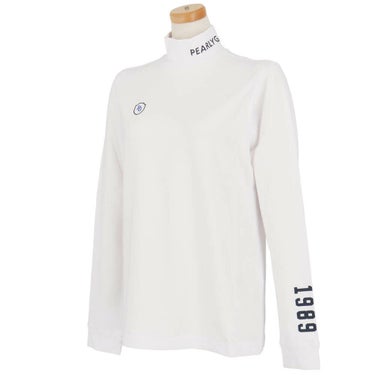 パーリーゲイツ PEARLY GATES　レディース 綿ベア天竺 長袖 ハイネックシャツ カットソー 055-5266906　2025年モデル 詳細1 詳細4