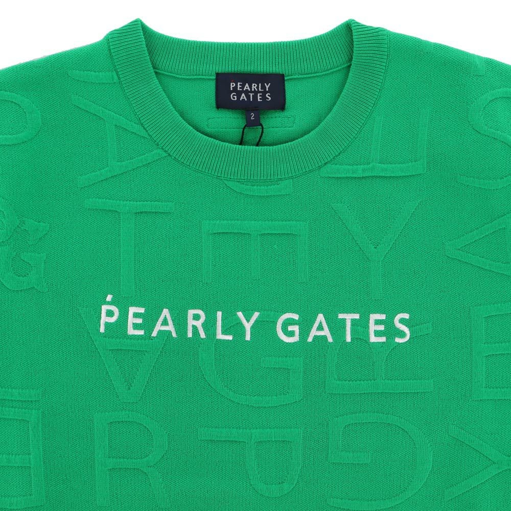 パーリーゲイツ PEARLY GATES　レディース ジャガードロゴ総柄 長袖 クルーネック プルオーバー 055-5270922　2025年モデル 詳細1 詳細9