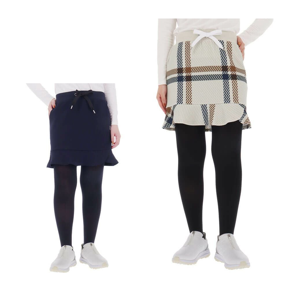 パーリーゲイツ PEARLY GATES　レディース Peスパンダンボール メッシュ スカート 055-5234914　2025年モデル 詳細1