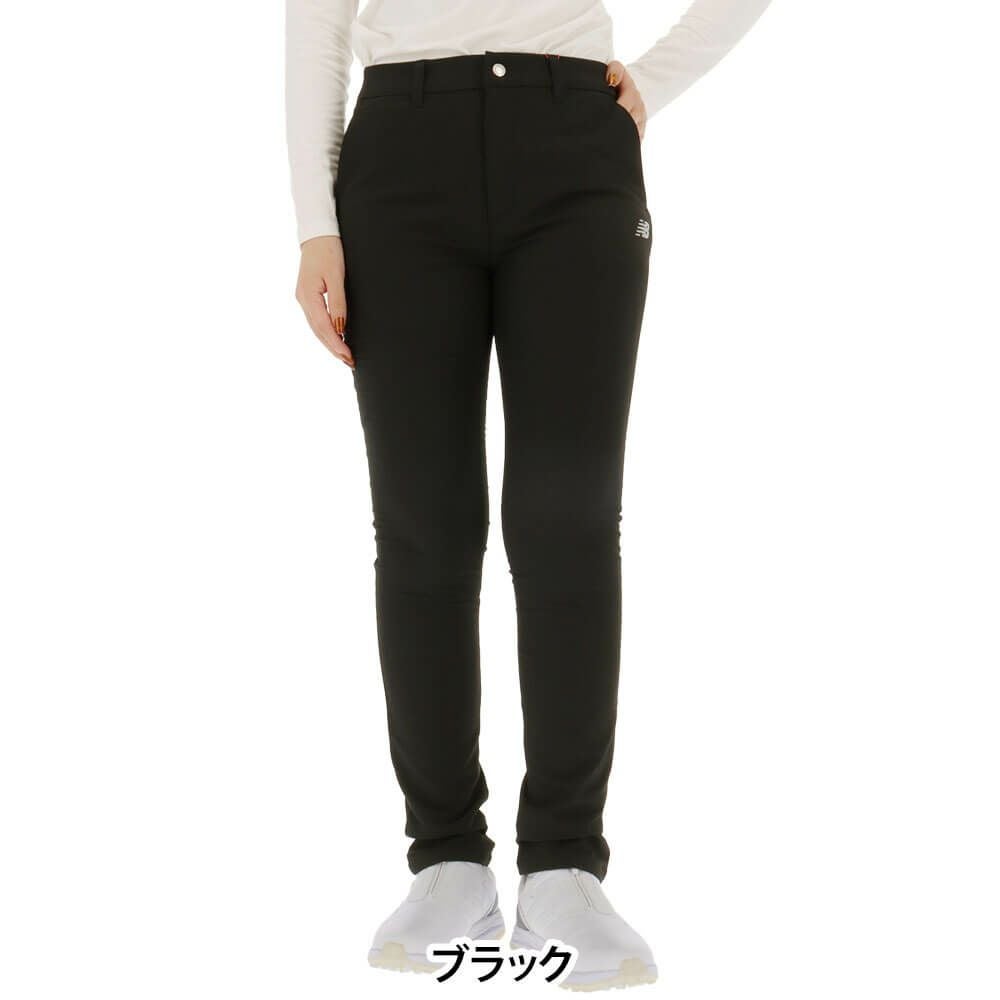 ニューバランスゴルフ　レディース ダブルウィーヴ裏起毛 スリム ロングパンツ 012-5231504　2025年モデル [裾上げ対応1] 詳細1 詳細2