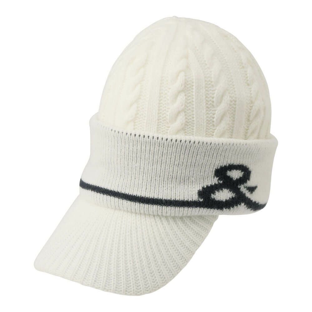 アンパスィ and per se　メンズ ニットキャップ AMF8515 10 ホワイト　2025年モデル ホワイト